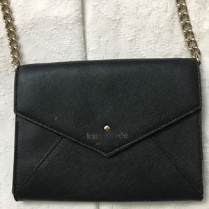 Kate Spade Black Envelope Cross Body!