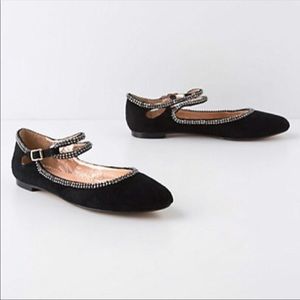 Miss Albright  flats with embellishment