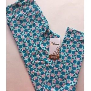 🌸LuLaRoe“Disney”Minnie Bow’s OS NEW HTF Legging🌸
