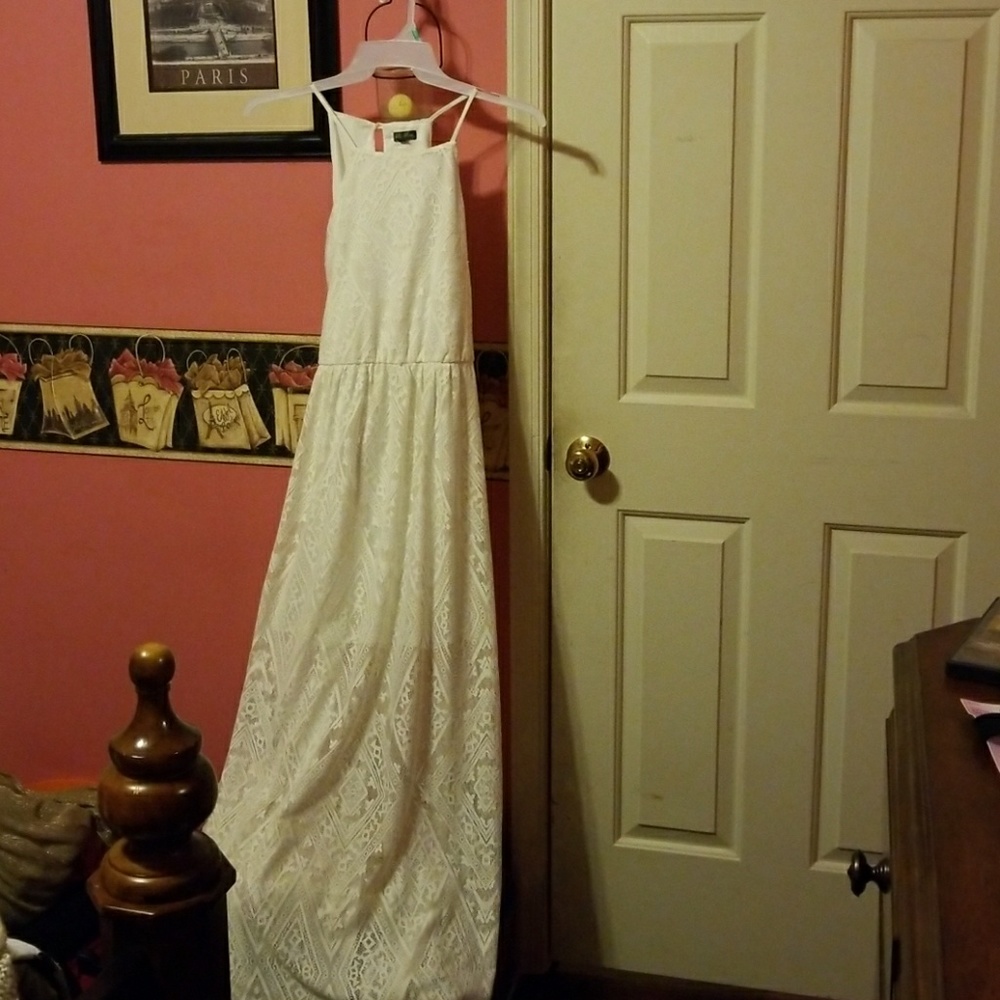 Bride white spring dress