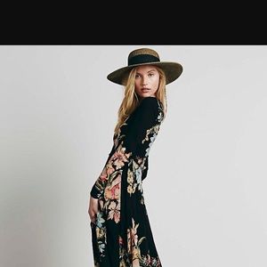 Free People floral maxi dress
