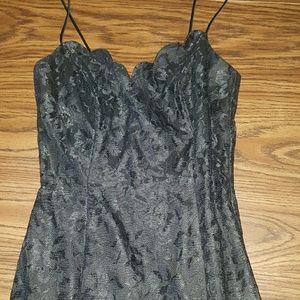 Long date night lace slit dress