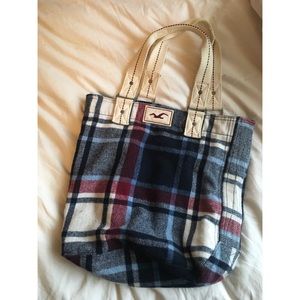 Hollister Plaid Bag