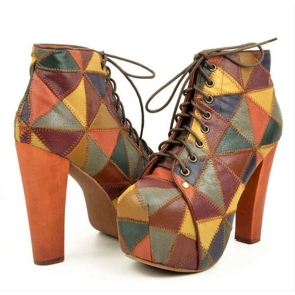 Jeffrey Campbell Shoes - ⭐️HP⭐️ Jeffrey Campbell patchwork lita