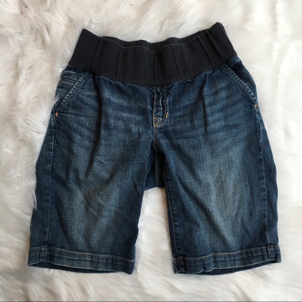 GAP Maternity Long Bermuda Jean Shorts- 26/2