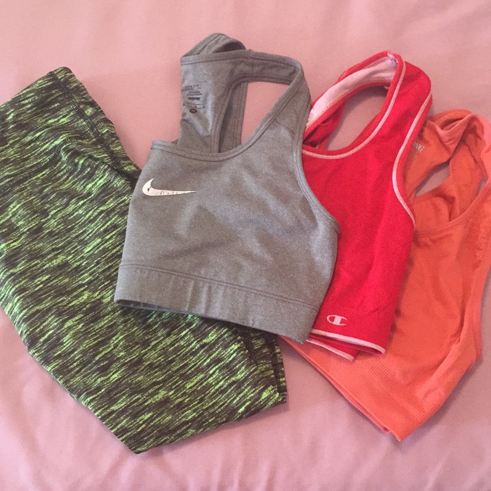 Workout leggings & sports bras