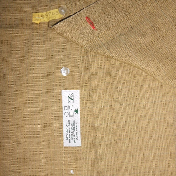 Mens Shirt Tall Size 2XT Cotton Long Slv Button up - Picture 6 of 8