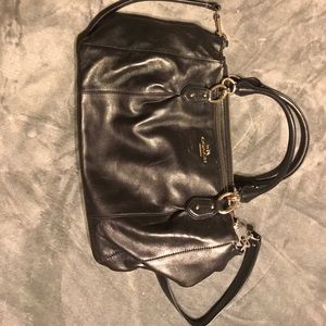 Black coach purse