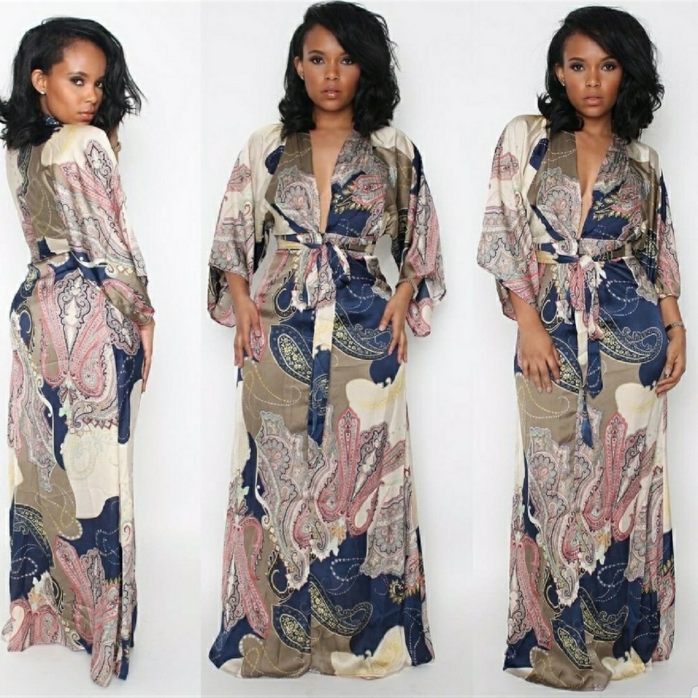 Kimono Maxi Dress