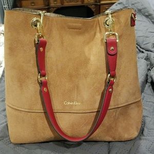 Calvin Klein reversible tote purse bag