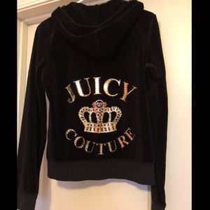 JUICY COUTURE velour track hoodie