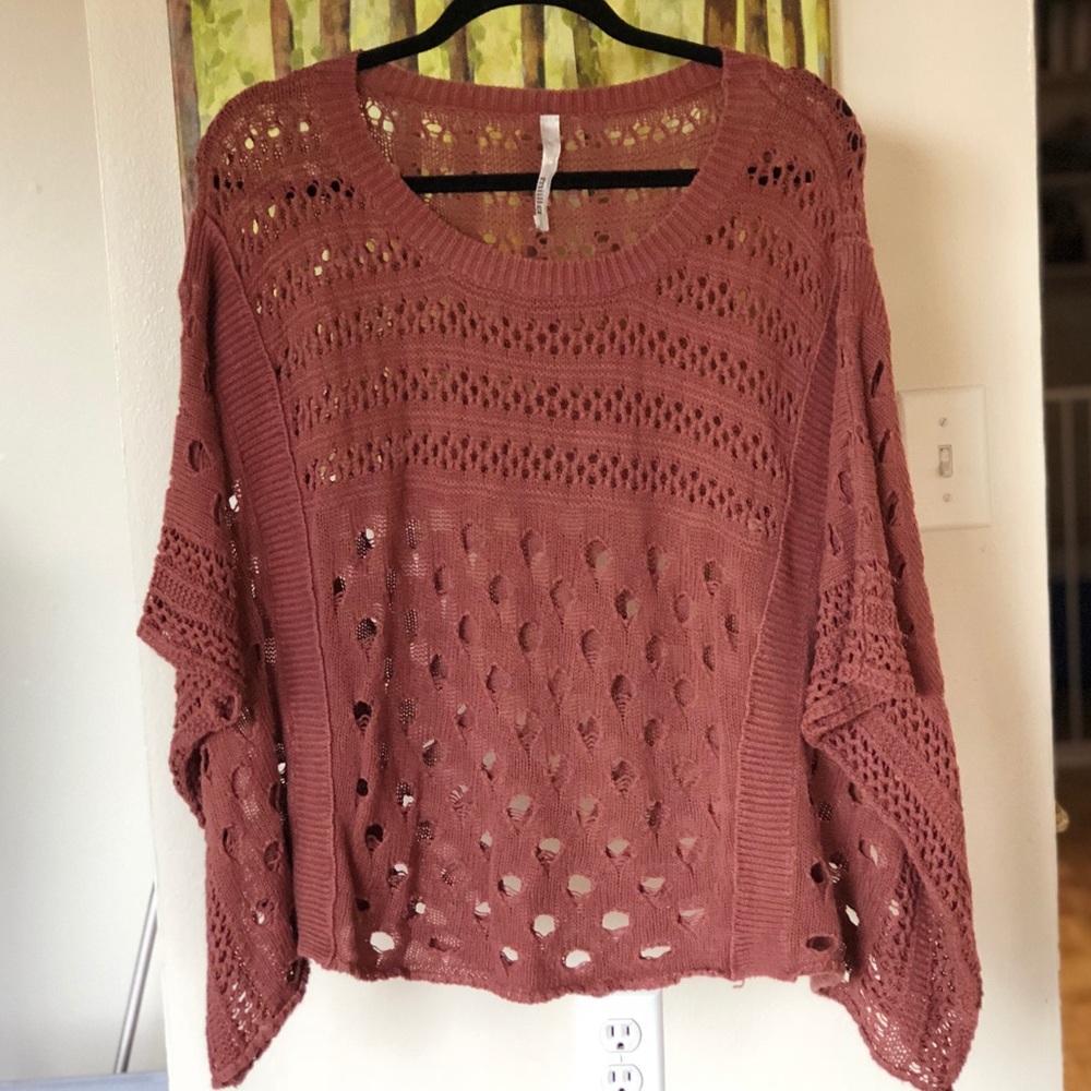 Open knit square top - Picture 5 of 7