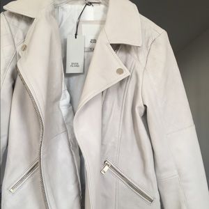 River Island Jackets & Coats - White River Island leather jacket River Island Jackets & Coats - White River Island leather jacket