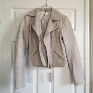 River Island Jackets & Coats - White River Island leather jacket River Island Jackets & Coats - White River Island leather jacket