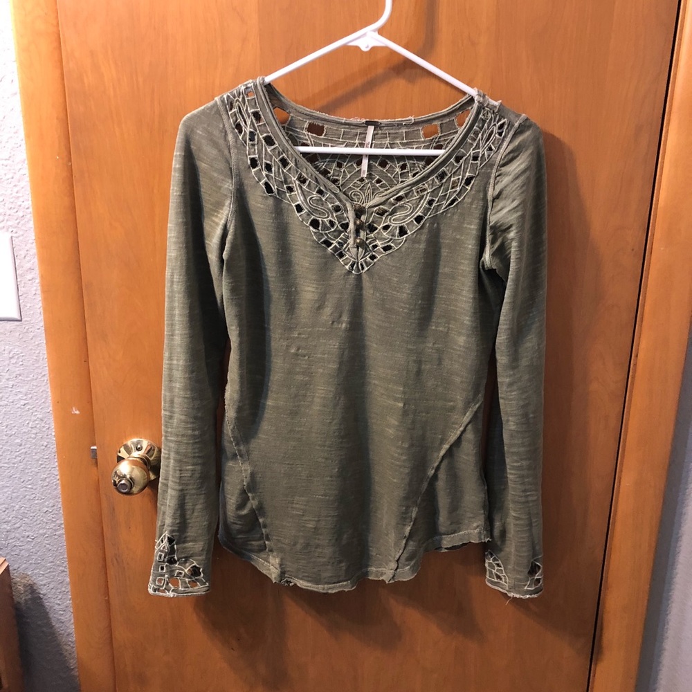 Free People long sleeve tee