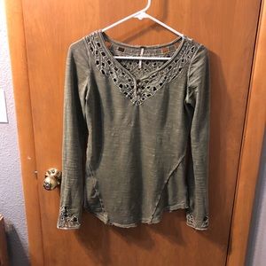 Free People long sleeve tee