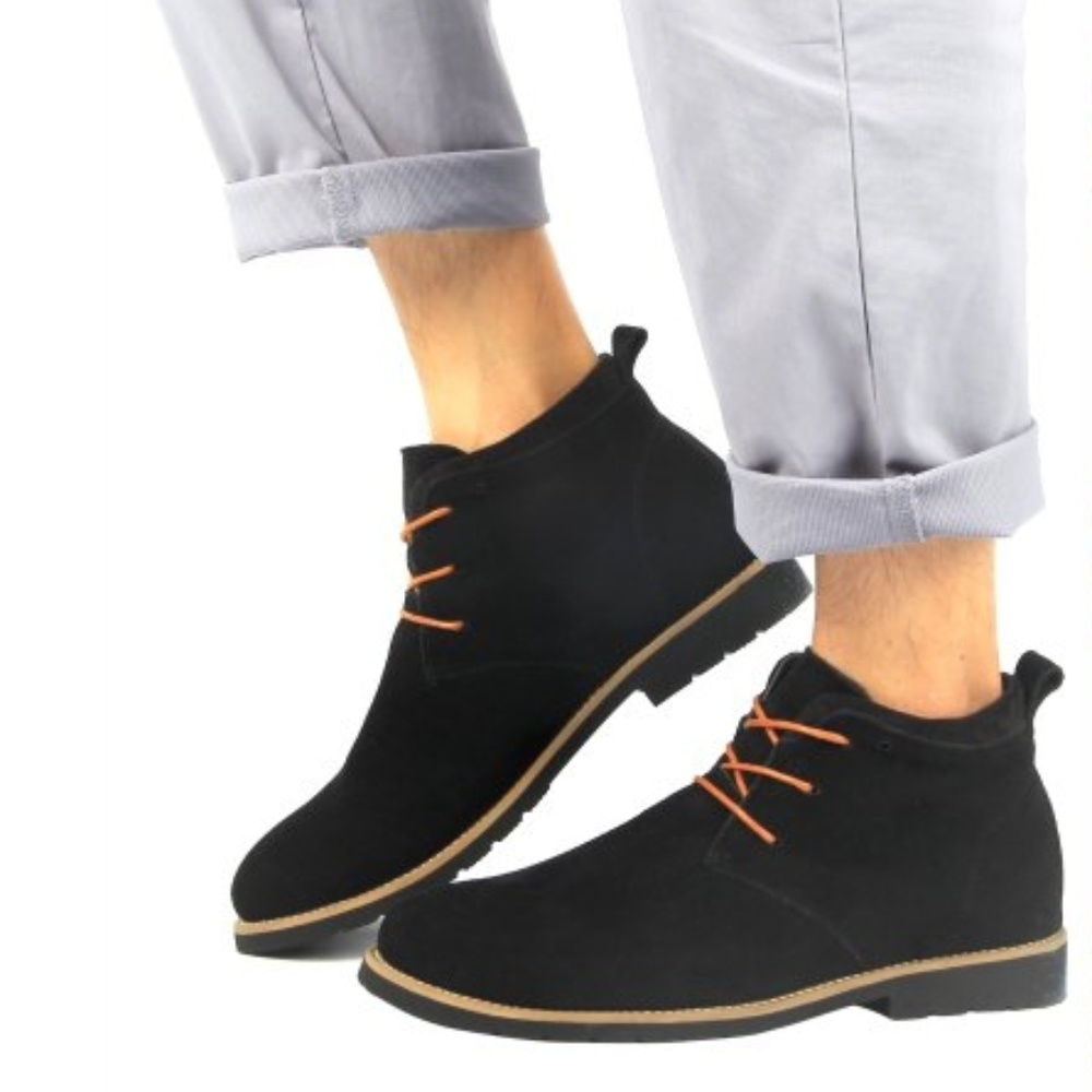 Mens Casual Suede Leather Chukka Boots