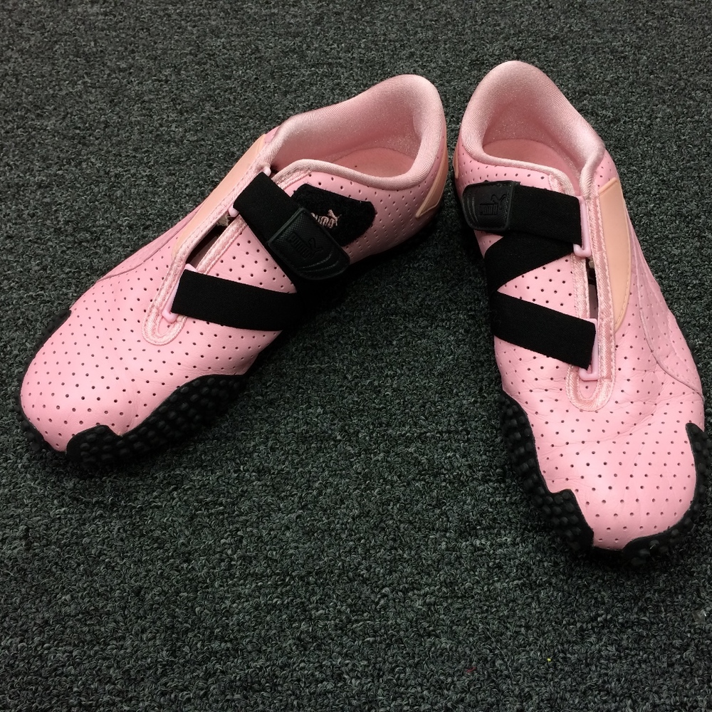 Pink & Black Puma Athletic Sneakers