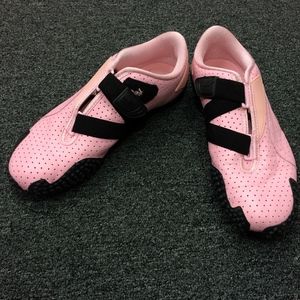 Pink & Black Puma Athletic Sneakers