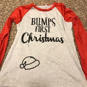 Bumps first Christmas top