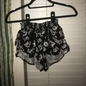 Flower printed shorts