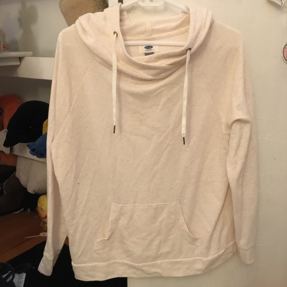 High neck sweatshirt