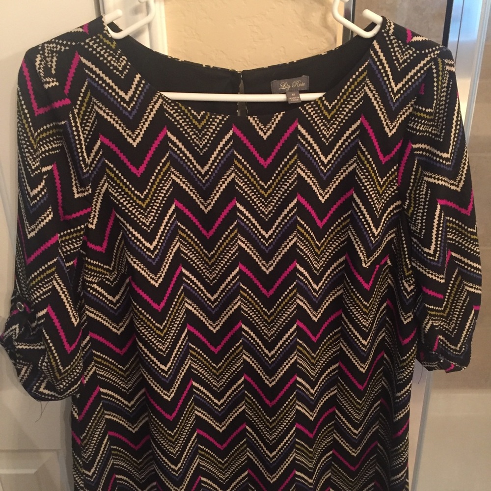 Geometric printed dress