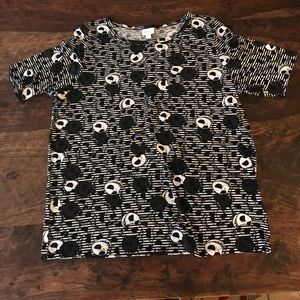 Lula Roe Jack Skellington Gigi top
