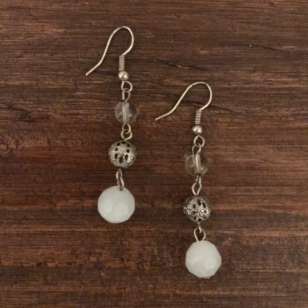 Dangling Beaded Earrings