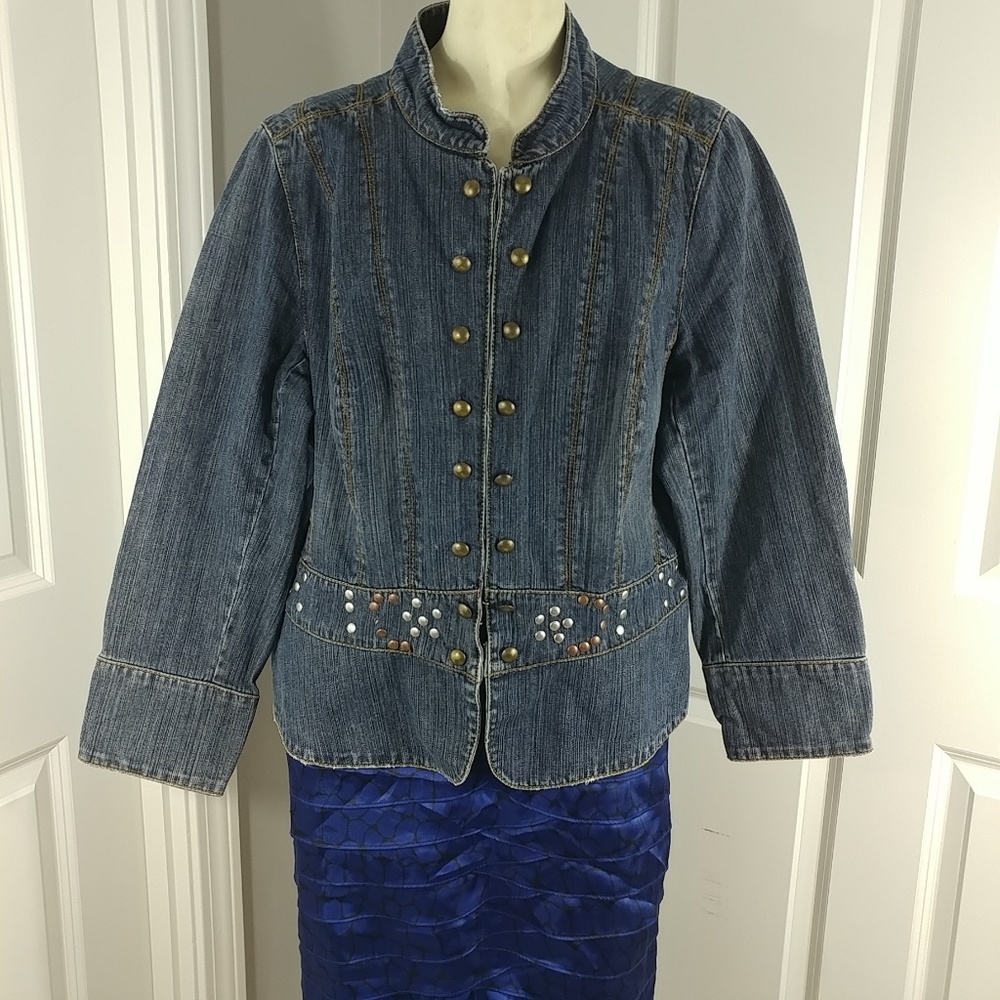 Women's Plus Jeans Jacket