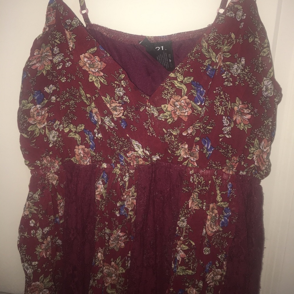 Boho babydoll top