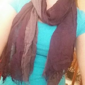 Plum Soft Scarf