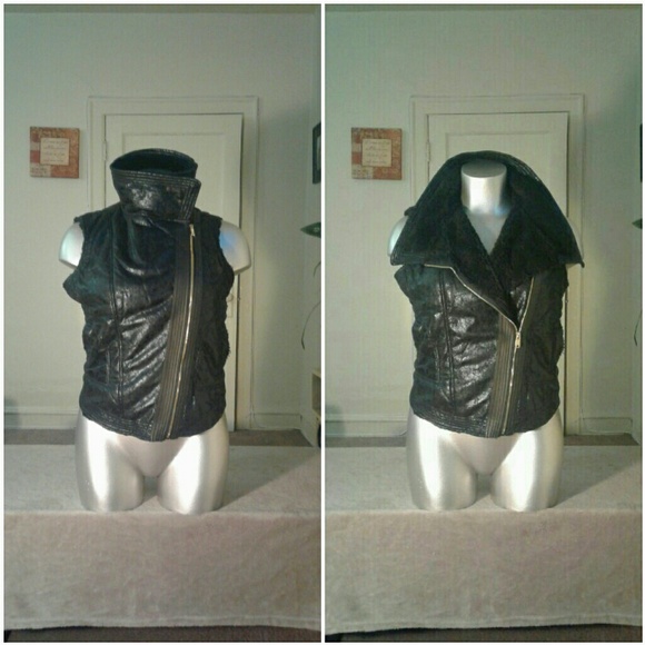 Jackets & Blazers - Forever Audrey Black Fury Warm Vest