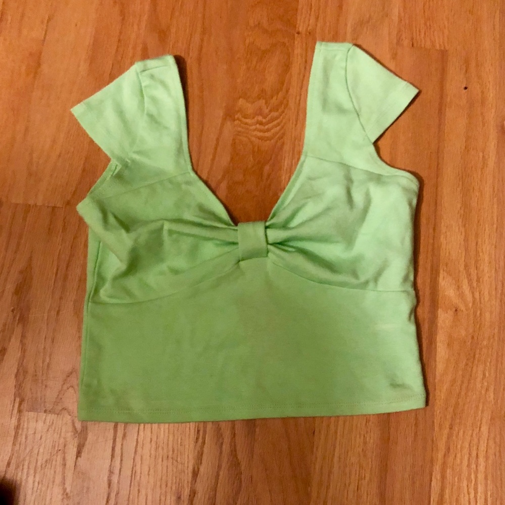Mint Crop Top