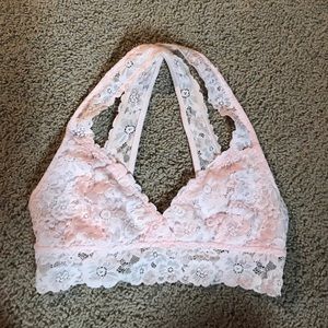 Aerie baby pink bralette