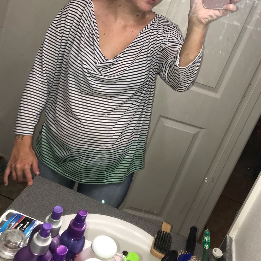 American Eagle Striped Shirt