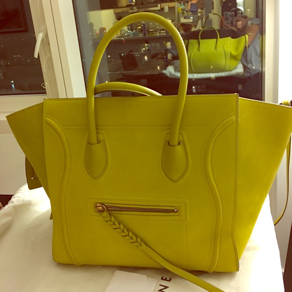 CELINE Suede Large Phantom Luggage