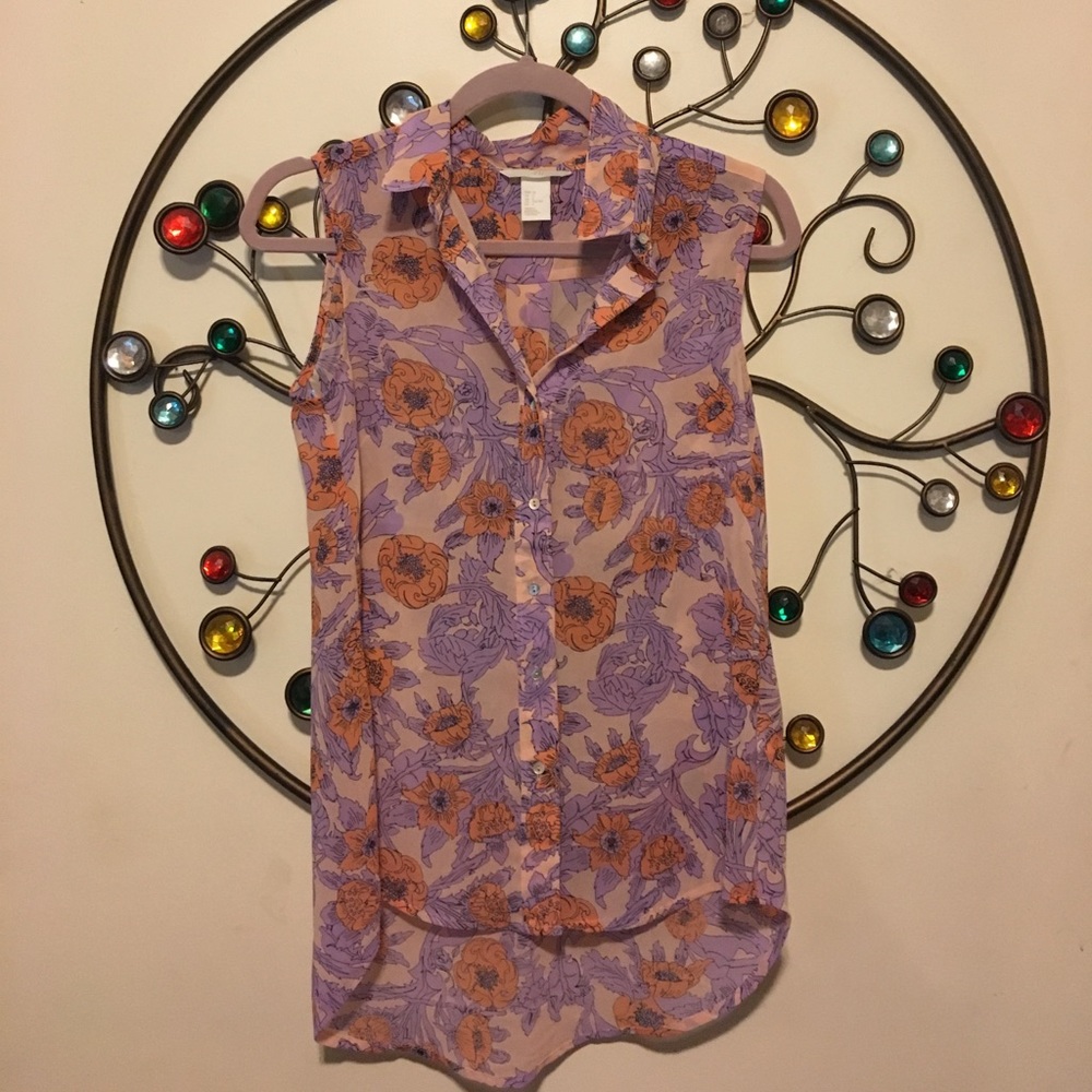 Floral Tank top blouse