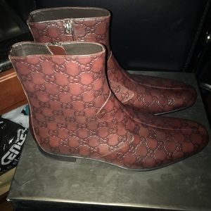 Brown Gucci Boots