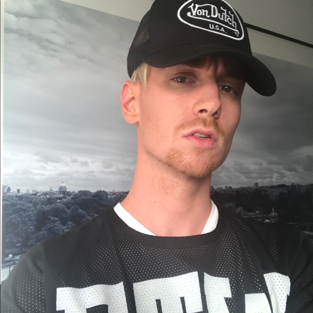 Von Dutch Black Trucker Hat