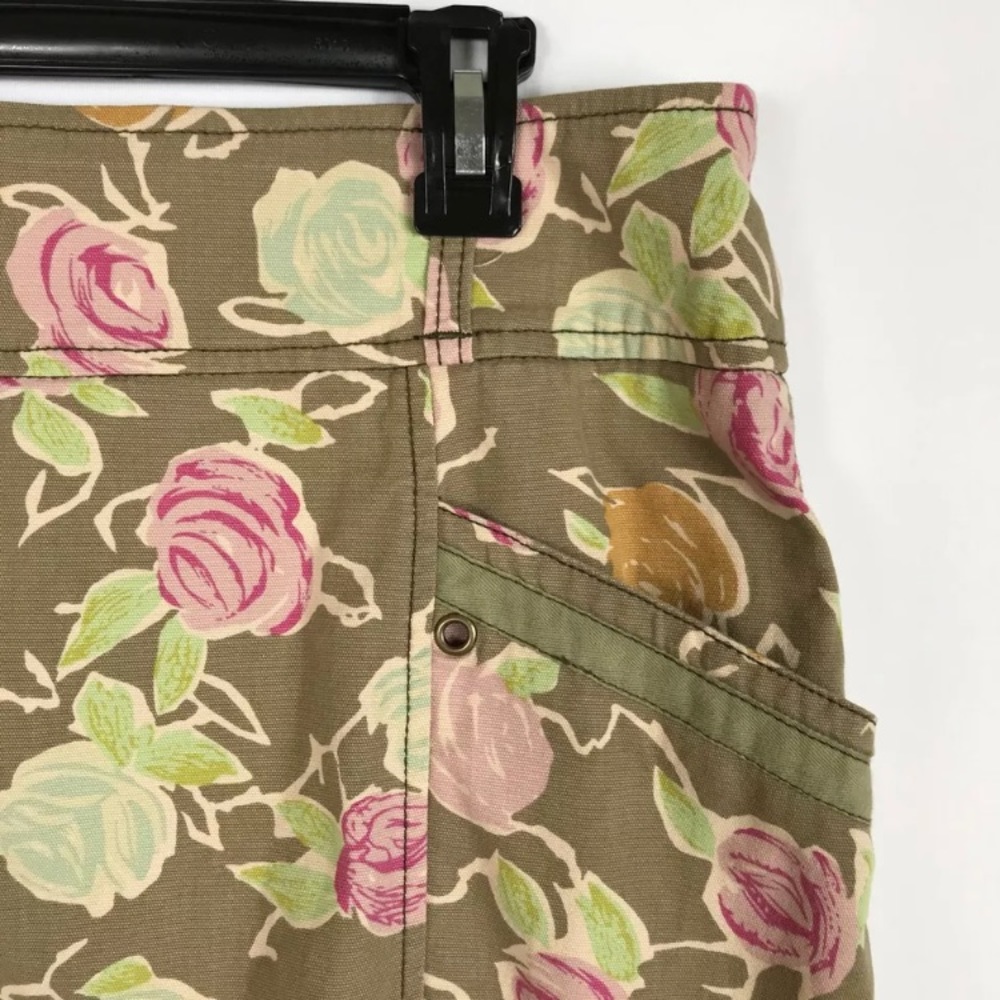 {Hei Hei Anthro} Brown Sidewalk Garden Skirt - Picture 3 of 8