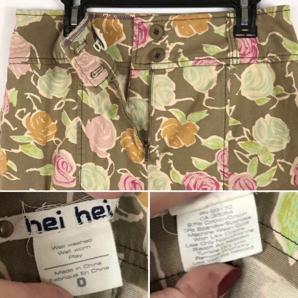 {Hei Hei Anthro} Brown Sidewalk Garden Skirt - Picture 8 of 8