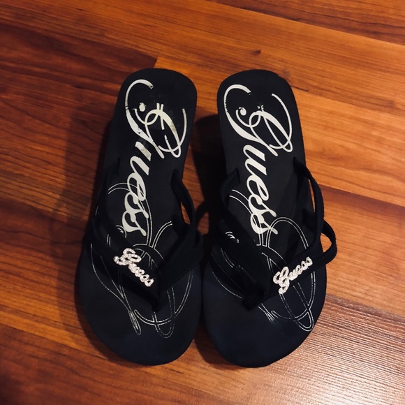 Guess Shoes - Guess flip flop wedge
