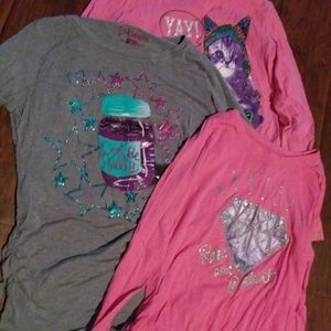 3 Long Sleeve Hanes Shirts