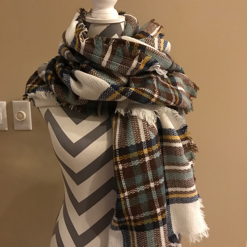Wool throw shaws/scarves-bundle of 2