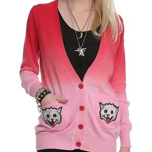 Killer Kitty Ombre Cardigan Sweater