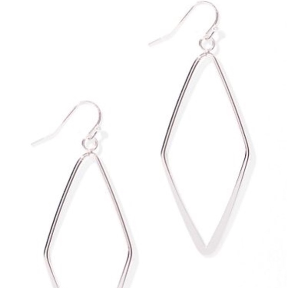 💢2 left  💢 diamond shaped drop earring - Picture 3 of 4