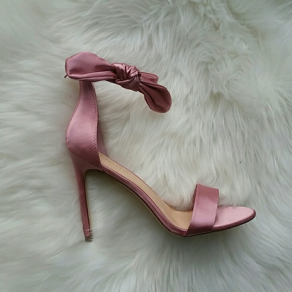 Liliana Shoes - 👑TODAY ONLY👑Dusty pink ankle bow heel