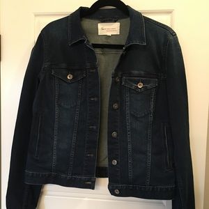 Dark Wash Vince Camuto Stretch Denim Jacket