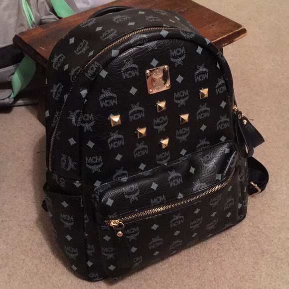 poshmark mcm backpack
